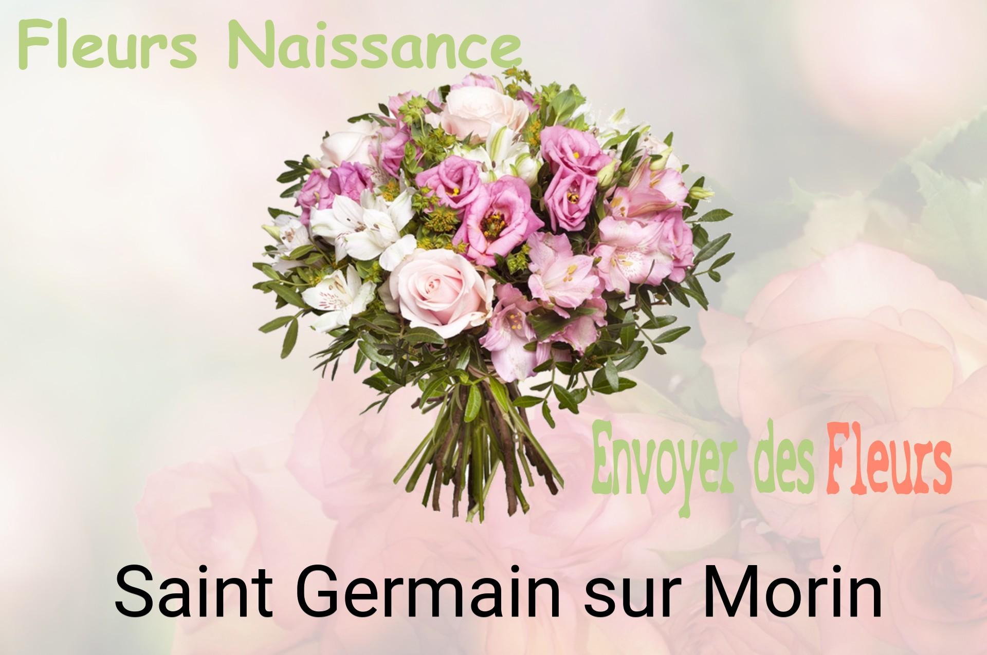 Bouquet de fleurs de naissance livré à Saint-Germain-sur-Morin